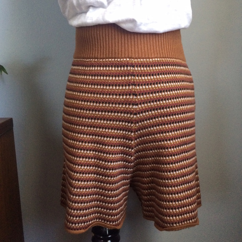 French Connection Knit High Waist Shorts