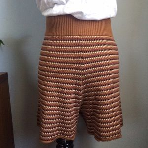 French Connection Knit High Waist Shorts