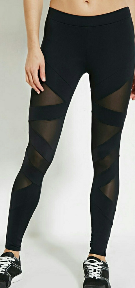 Mesh cut out leggings NWT