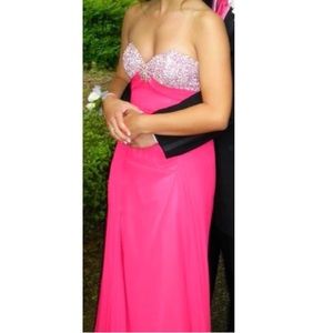 Tony Bowls Pink Sequin Prom Dress Size 2