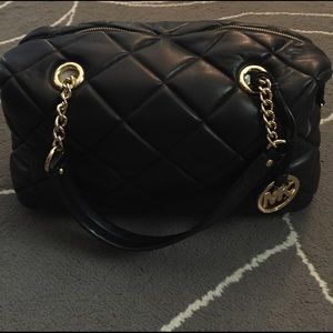 Beautiful quilted leather Micheal Kors bag