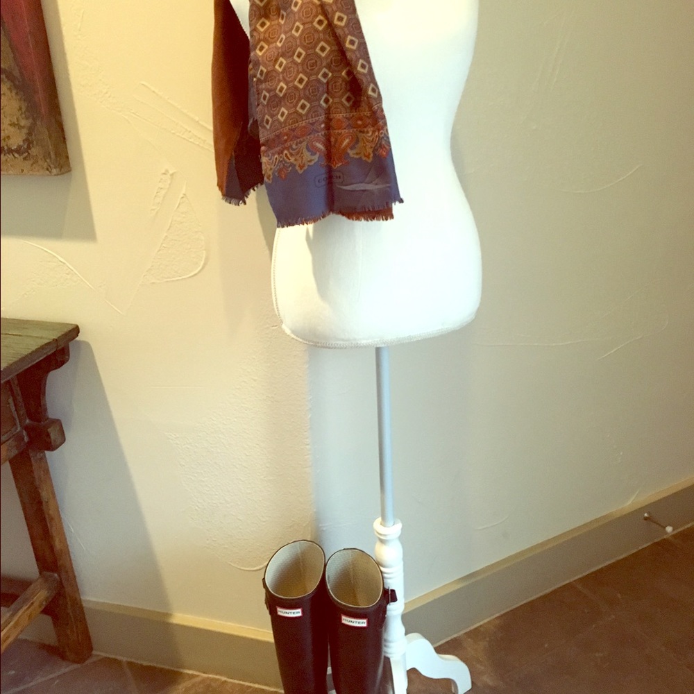 Coach Silk and Cashmere Scarf