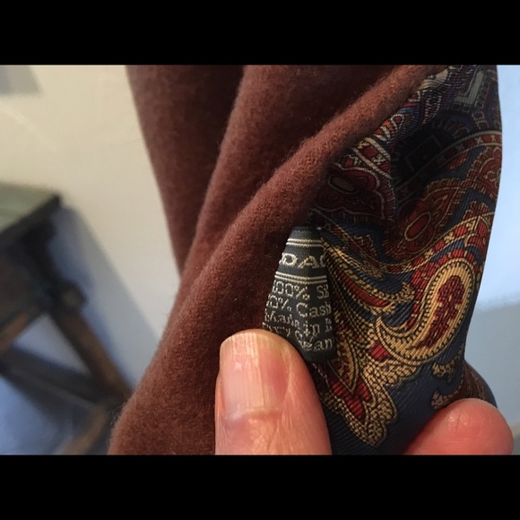 Coach Silk and Cashmere Scarf - Picture 3 of 4