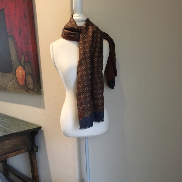 Coach Silk and Cashmere Scarf - Picture 4 of 4