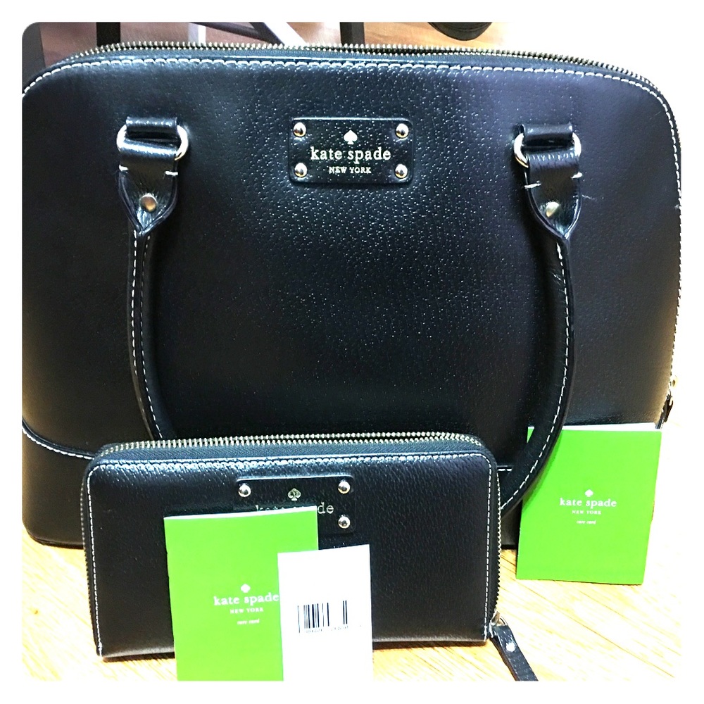 Kate Spade Wellesley Satchel and Wallet Bundle