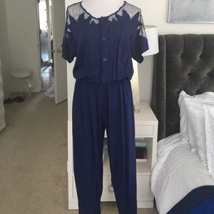 Anthropologie jumpsuit size medium.