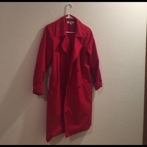 Red Trench Coat