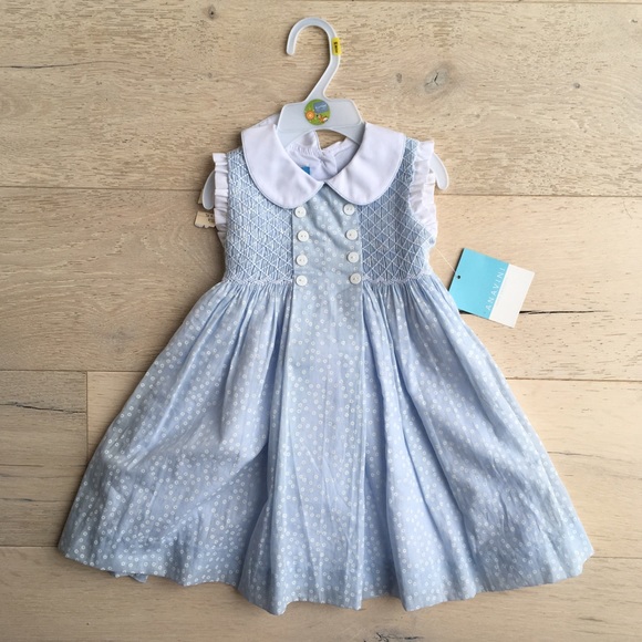 Avanini Other - NWT Avanini Hand Smocked Girls Dress, 18 months
