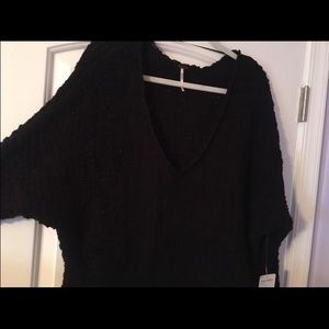 NWT Free People Dolphin Bay V-neck Sweater