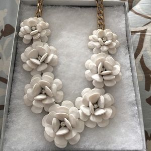 J. Crew Floral Statement Necklace