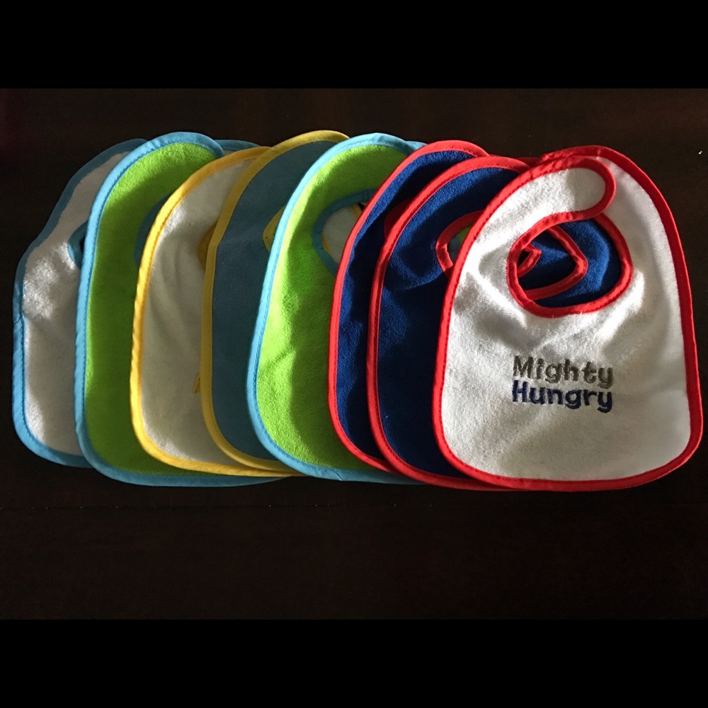 8 pack of brand new bibs!! Never used!