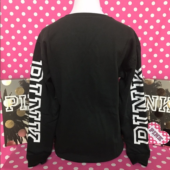 🆕NWT VS PINK dark green campus crew - Picture 4 of 4