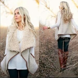 Love Tree Sherpa Vest
