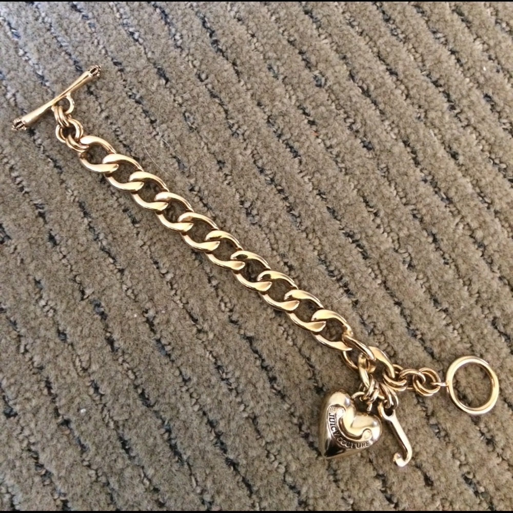 Juicy Couture Gold Charm Bracelet