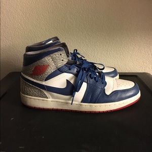 100% Authentic Air Jordan 1 True Blue
