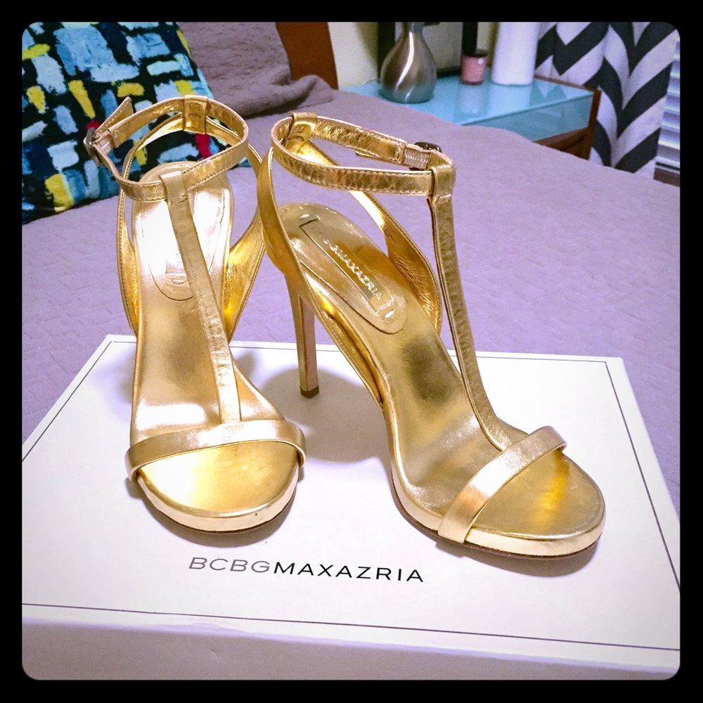 Gold BCBGMAXAZRIA SIZE 7M