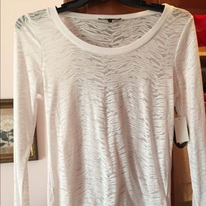 White Zebra print wishful park casual dressy shirt