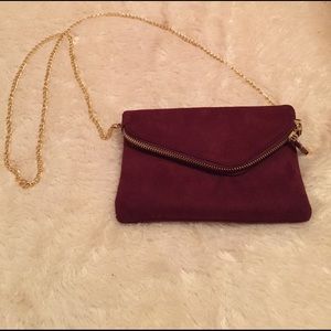 Red velvet purse