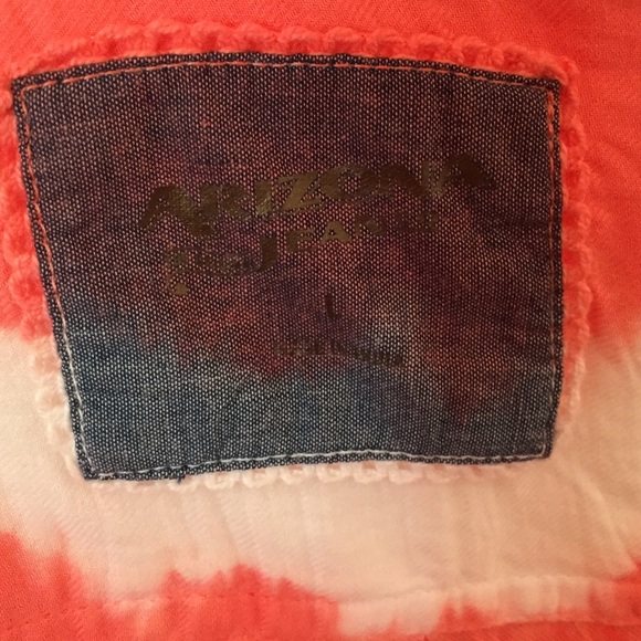 Arizona juniors tie dye crop button up shirt - Picture 3 of 3