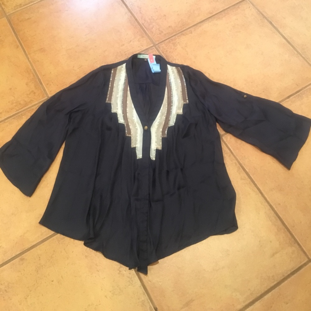 Karlie Beaded Swing Tunic