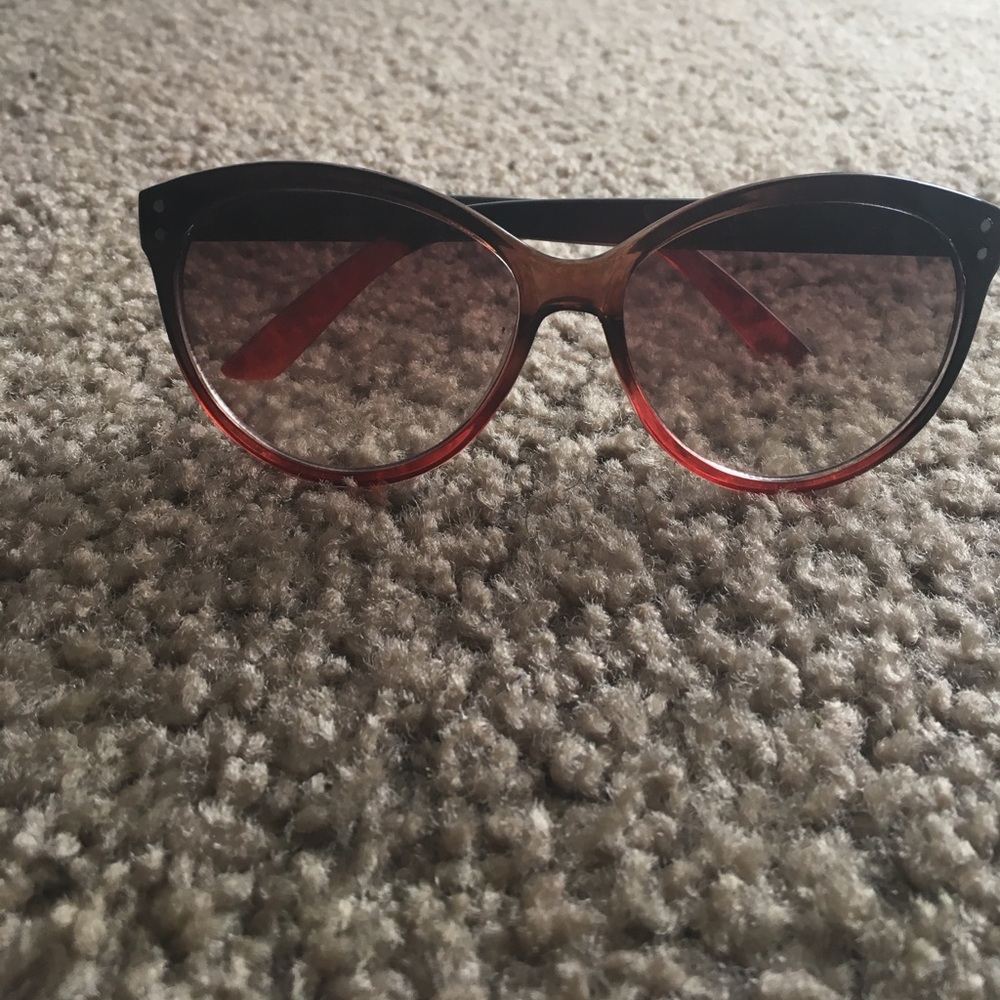 Red and Black Ombré Sunglasses FREE WITH PURCHASE!