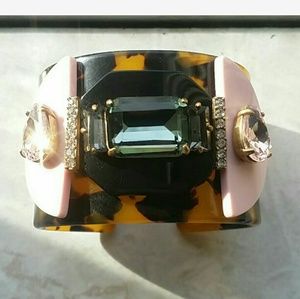 🌟J.CREW Tortoiseshell cuff w/ dust bag EUC💎