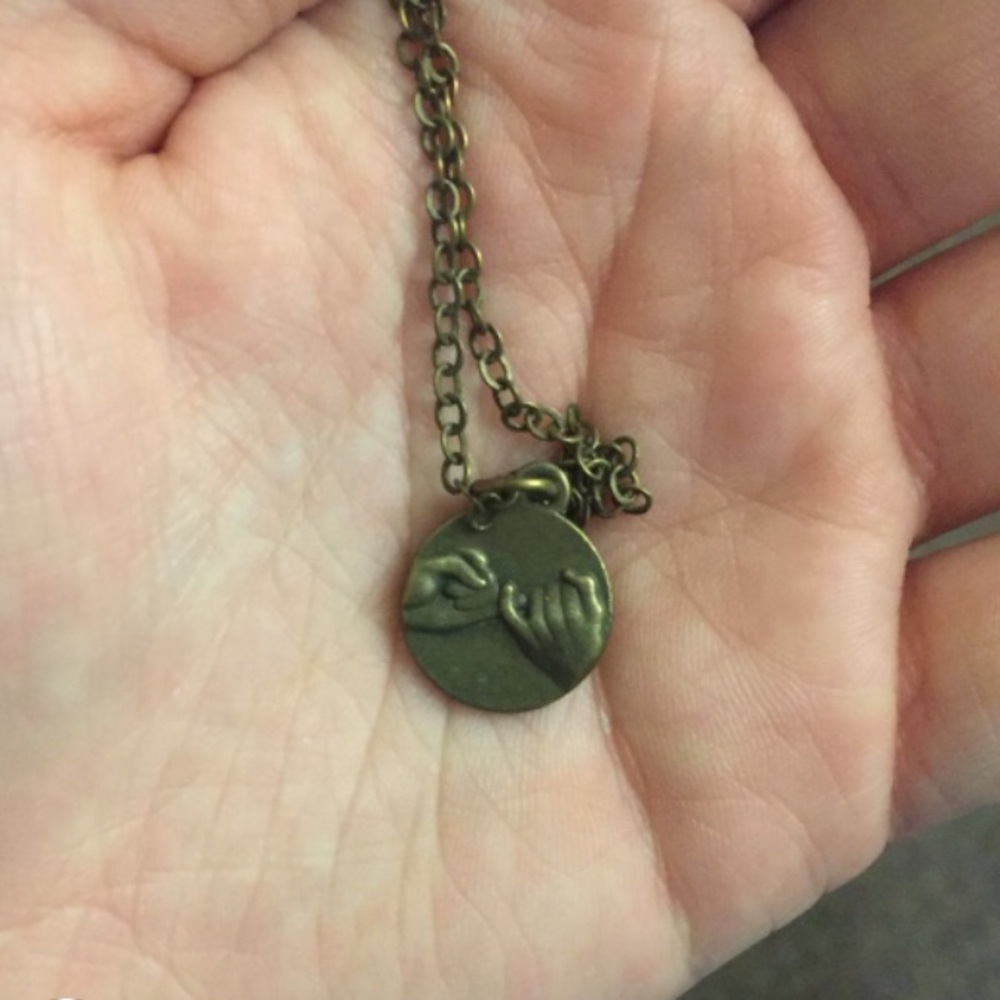Pinky promise necklace
