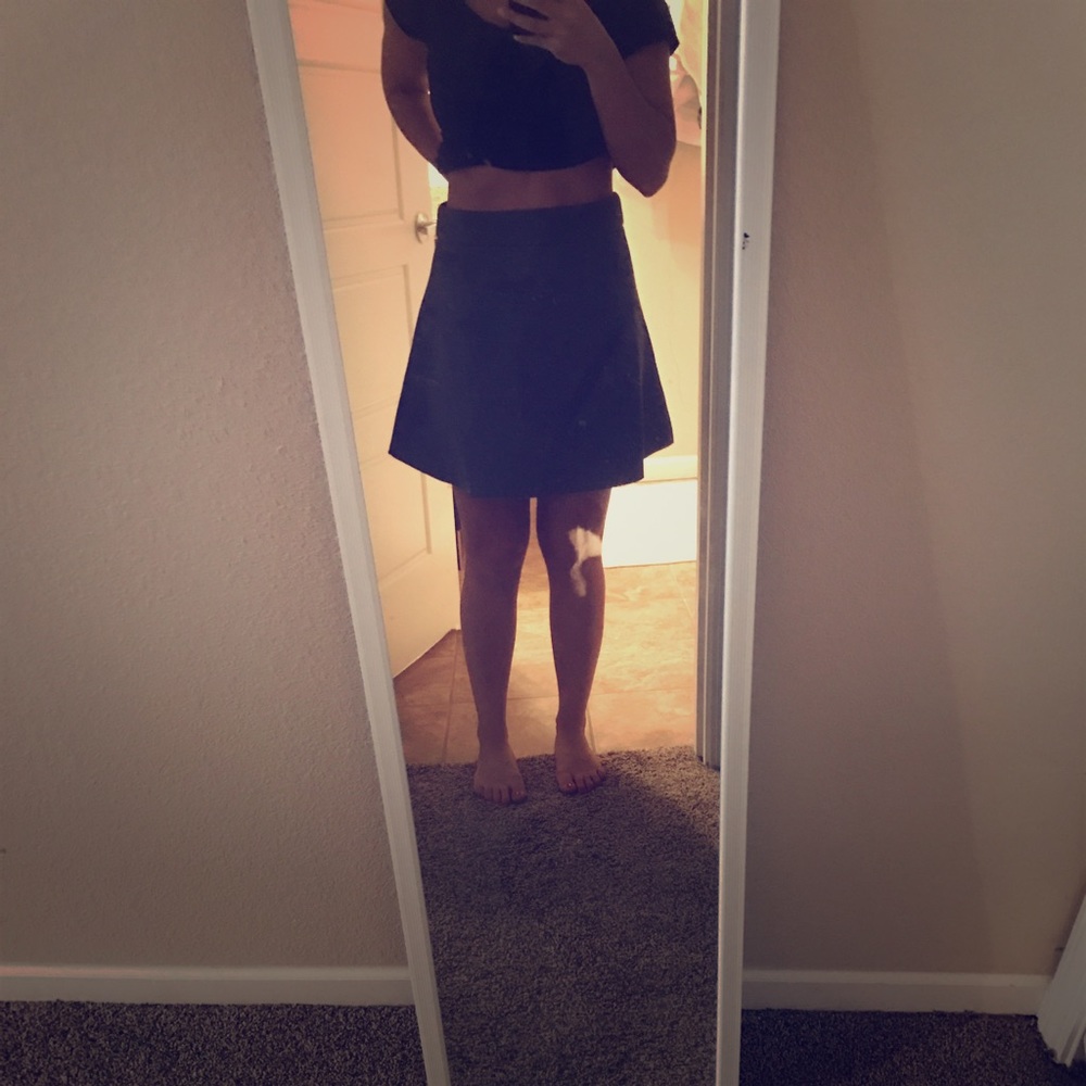 Banana republic size 2p gray A-line skirt