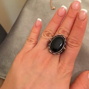 Vintage 925 silver reversible ring