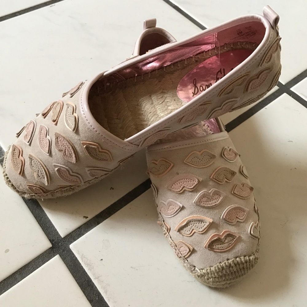 Sam Edelman lips espadrilles