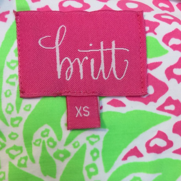 NWOT Britt by Britt Ryan Pineapple Resort Dress XS - Picture 3 of 5