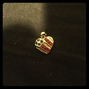 American flag necklace pendant