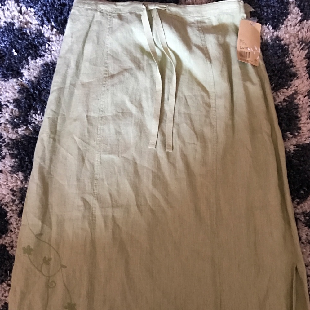 -Linden Hill-Long Linen Skirt