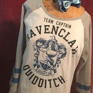 Harry Potter Ravenclaw quidditch shirt AND bow