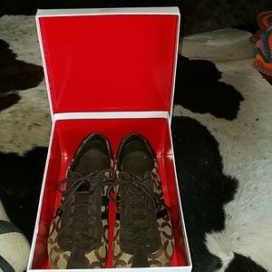 Coach sneakers.  New never worn.  Super cute!
