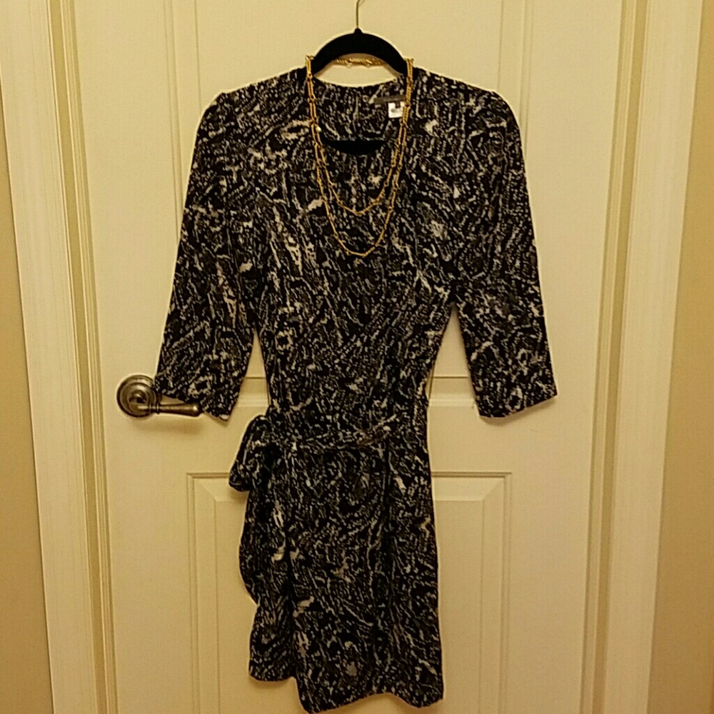 Black, white and grey Pippa Dress