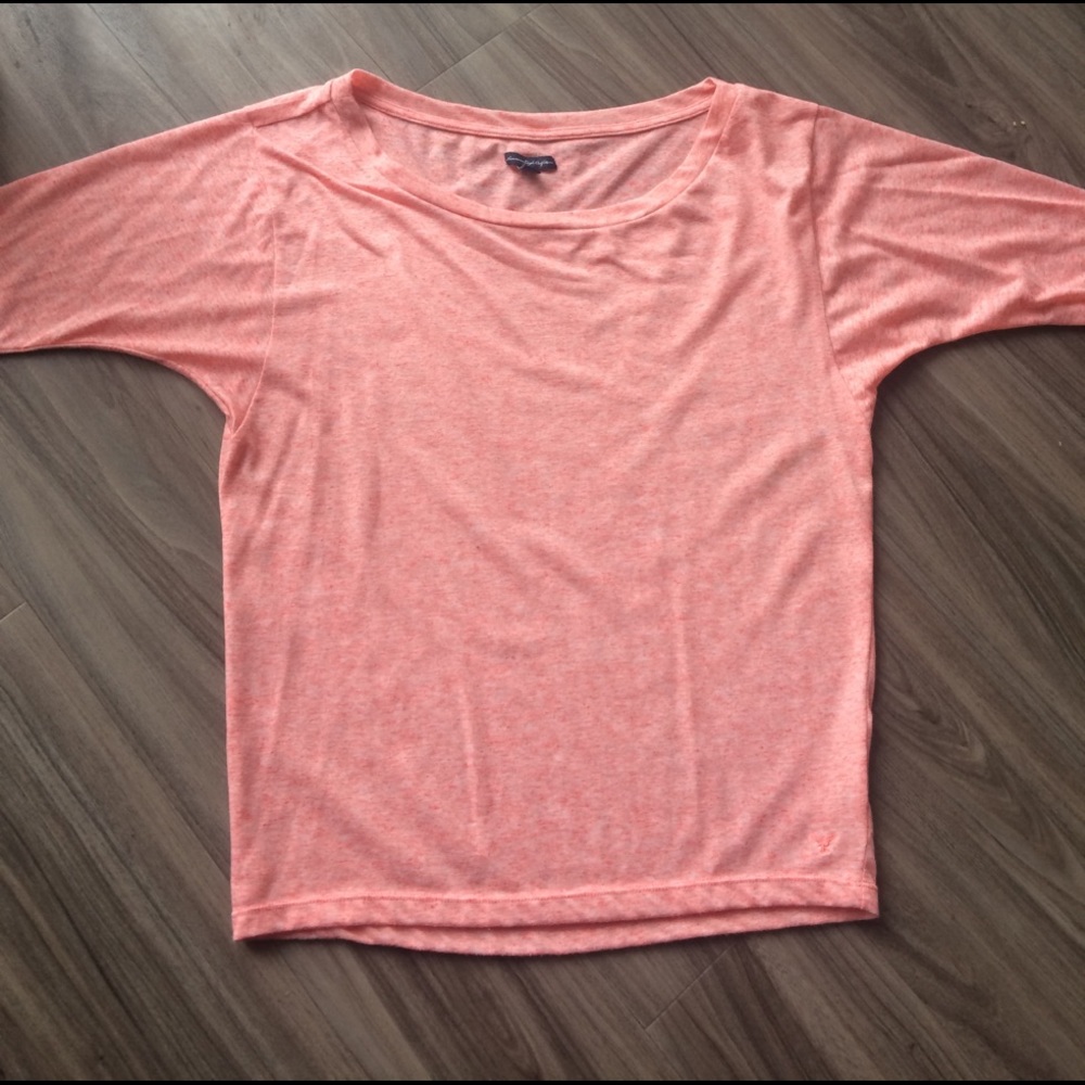 Speckled short sleeve top