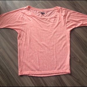 Speckled short sleeve top