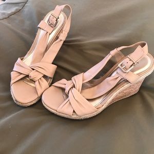 Tan Antonio Melani Wedges