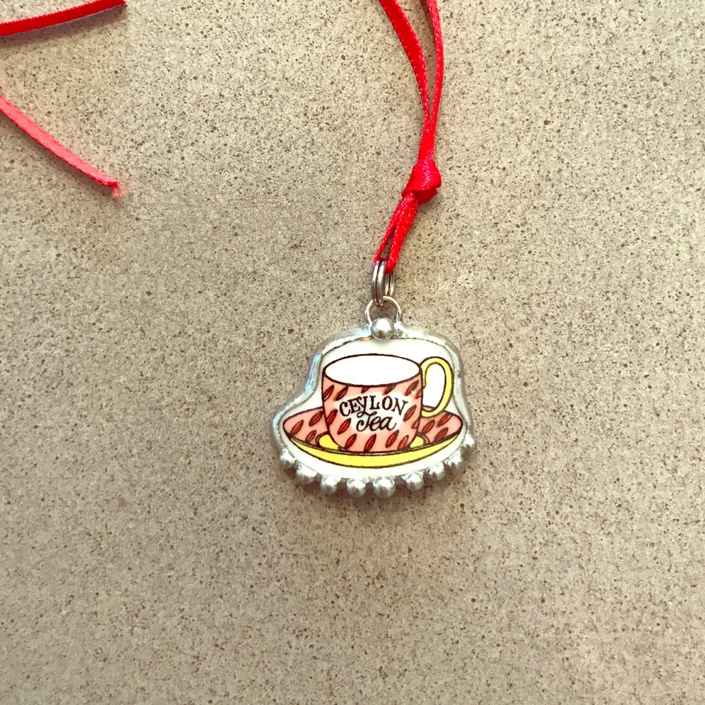 "Broken" China Teacup Necklace