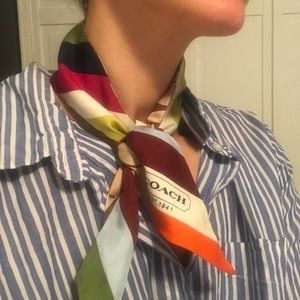 Authentic Coach Two-sided Scarf!