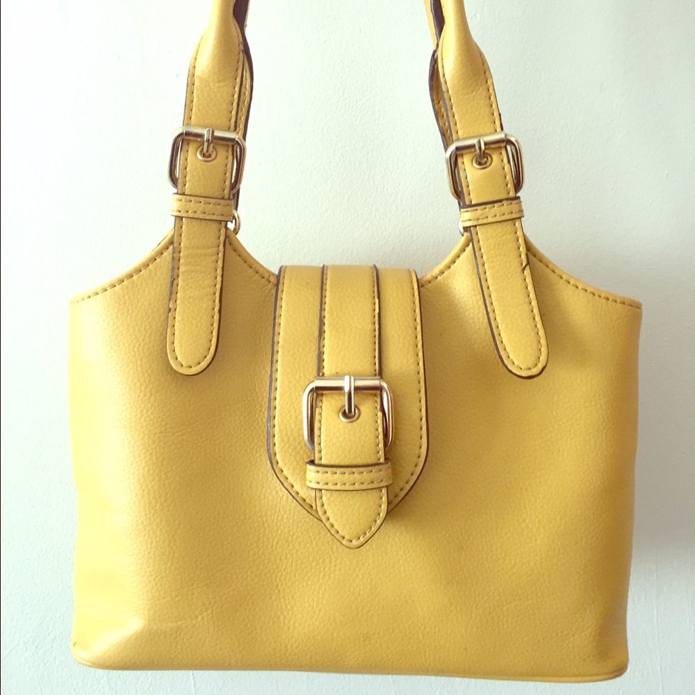 Vintage Purse Mustard Yellow