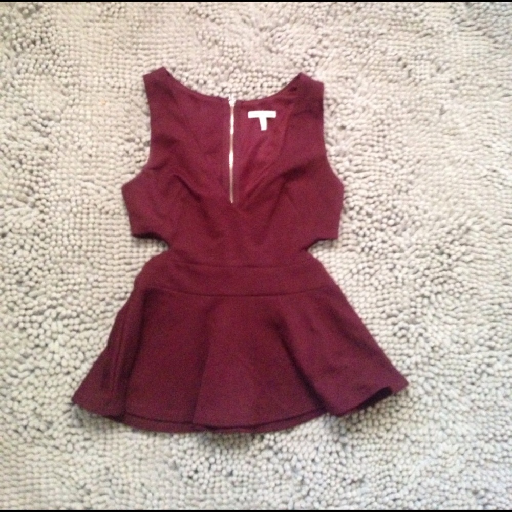 Cut outs on sides top