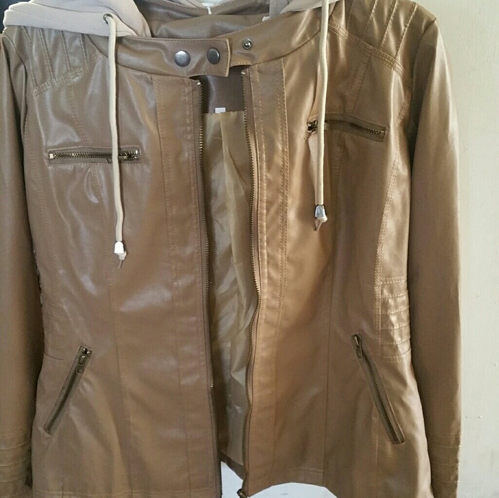 Brand new leather like Jacket