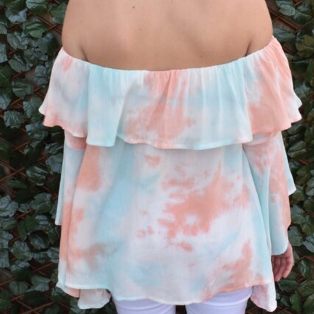 Off shoulder tie-dye - Picture 4 of 4