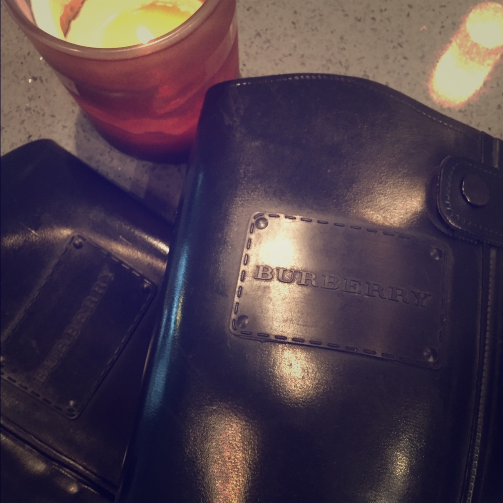 Perfect for Fall Burberry riding rain boots