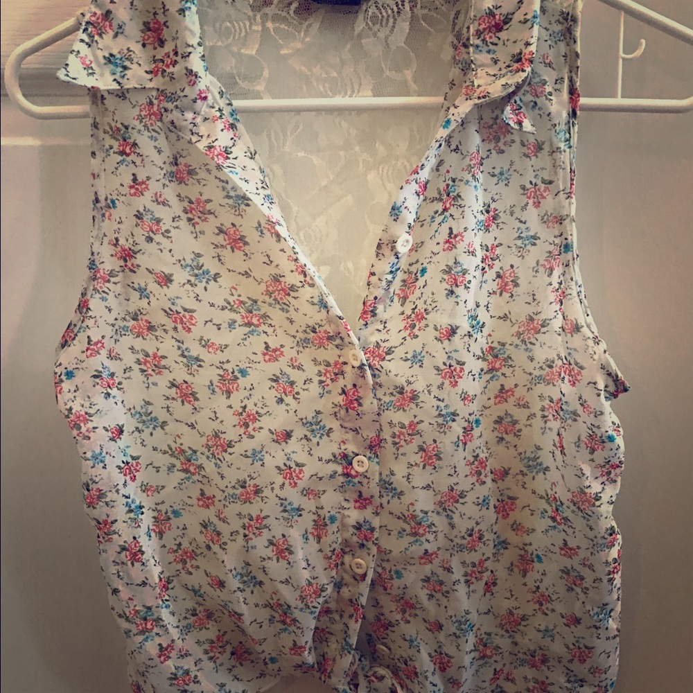 Cute Sheer Back Tank