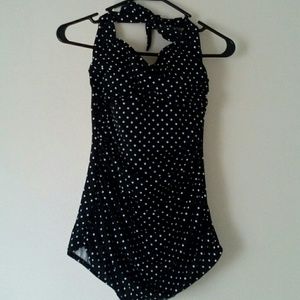 Suddenly Slim by Catalina halter style swimsuit