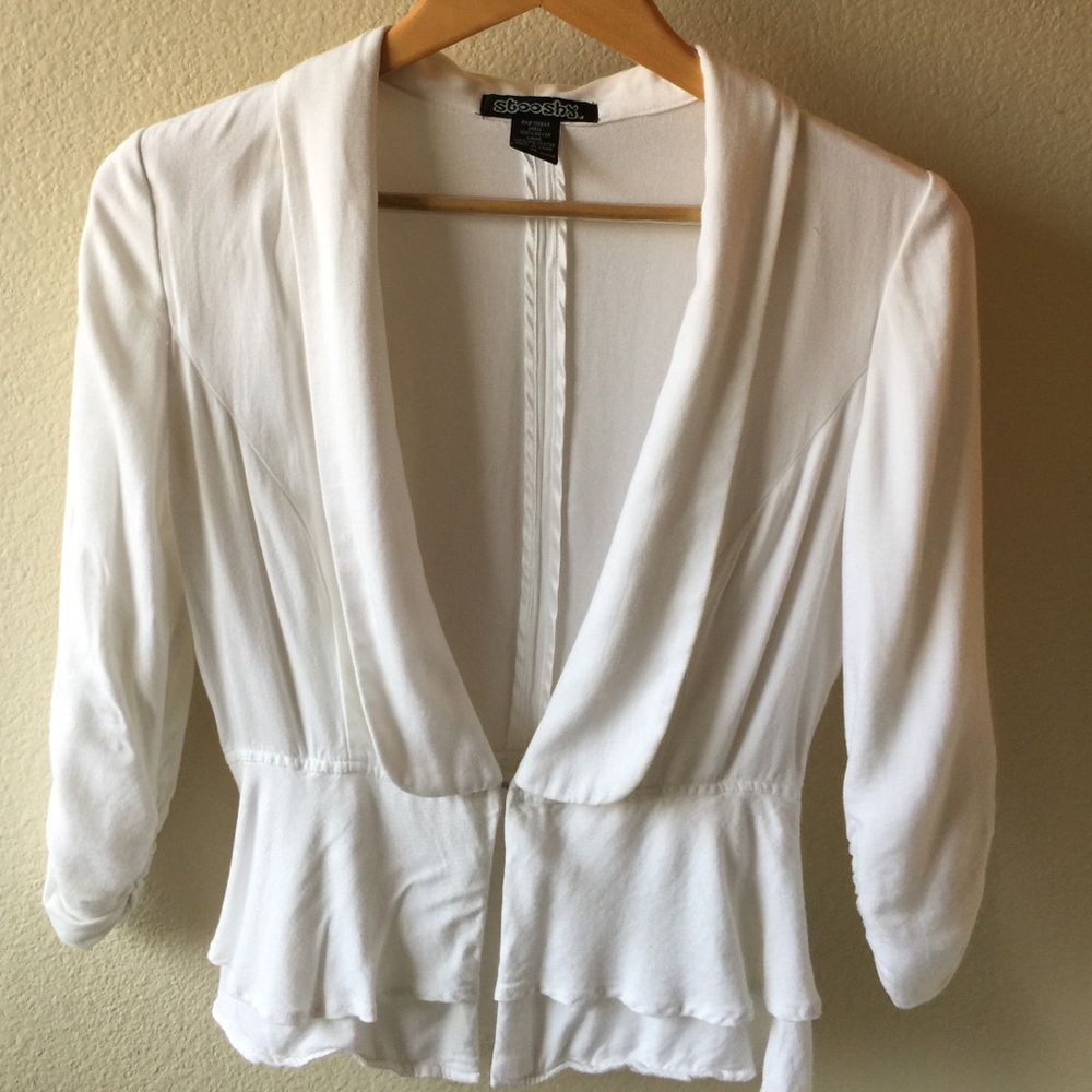 White blazer