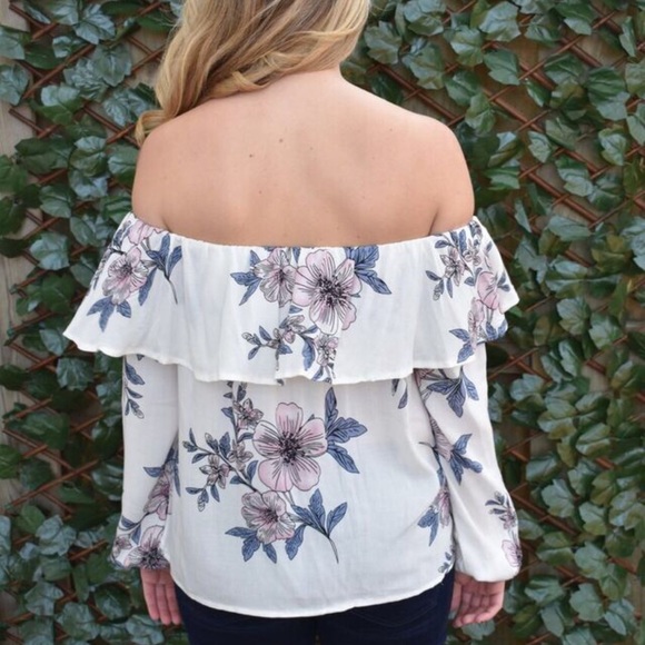 Off shoulder floral - Picture 4 of 4
